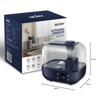 Humidificador de Aire Sejoy Ultrasónico 5L con Aromaterapia