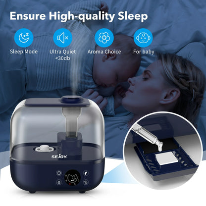 Humidificador de Aire Sejoy Ultrasónico 5L con Aromaterapia